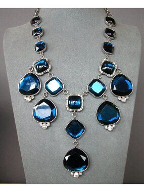 White & Black House Necklace